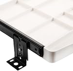 Totority Sliding Keyboard Tray Plastic and Large Bearing Space with Ergonomic Typing Angles Under Desk