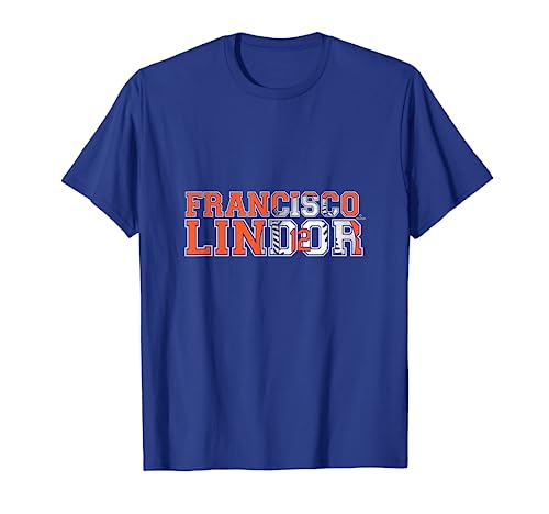 Francisco Lindor New York Baseball Nombre MLBPA Camiseta