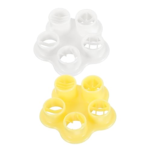 SUPVOX 2pcs Sausage Cutting Molds Outdoor Barbecue Tool for Camping and Picnics and Easy to Sausage Cutter Random Colors