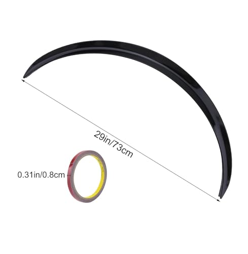 Elegantes arcos de rueda negro brillo de 73 cm para Focus y Edge 4