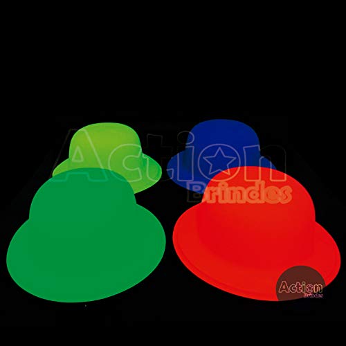 Chapéu Coquinho Neon Para Festas - Kit 12 Unidades