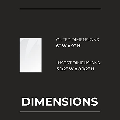 Risch Double-Sided All Clear Vinyl Menu Cover | Two-Sided 2 View Plastic Menu Holder | Slip in Top-Loading Cover | Wipeable, Reusable | 5.5” x 8.5” | Pack of 24 by Risch - Used condition - Image 3