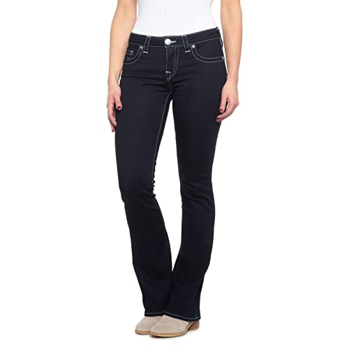 True Religion Womens Becca Mid Rise Bootcut Jeans Premium Stretch Denim Flattering Ladies Jeans product thumbnail 14