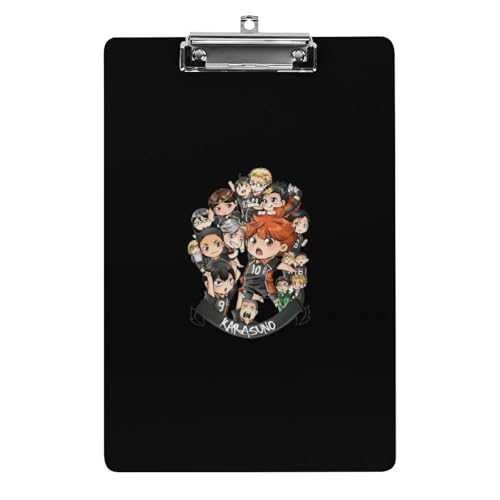 ハイキュー!! バインダー A4 クリップボード クリップファイル 事務用品 入職プレゼント ファイル 多機能 ファイルボード 伝票ホルダー 書類整理 会議パッド オフィス用品