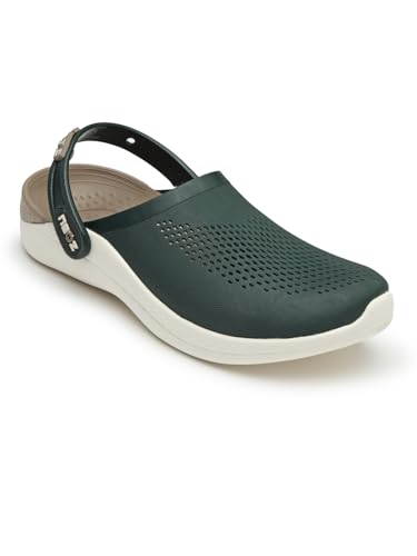 Image of URJO Italia Meta Men's & Boys' Casual Clogs /Sandals | Soft Sole, Waterproof & Lightweight | Comfortable, Extra Soft & Stylish with Adjustable Back Strap | Indoor & Outdoor Everyday Wear (URJO by Neoz)