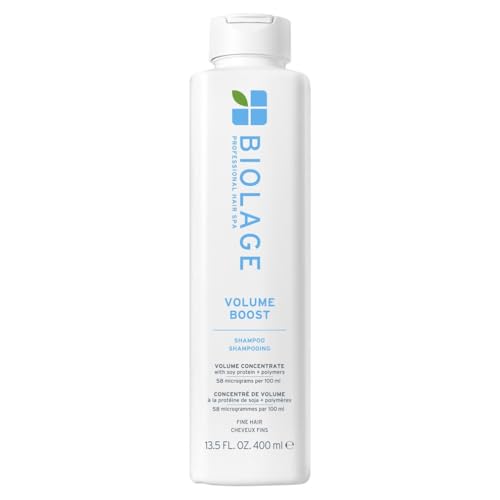 Biolage, Volume Boost, Shampoing Concentré de Volume, Cheveux Fins, Apporte du Volume, Enrichi en Protéines de Soja & Polymères, Formule Végane, 400 ml