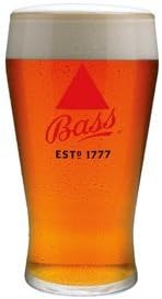 Bass BrewerySignature 20 Ounce Pint Glass - Set of 4
