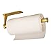 LdawyDE Auto-adhésif Porte sopalin, Mural Rouleau Papier Porte Or devidoir Porte essuie Tout Support pour cuisin Salle Bain Toilettes, Auto-adhésif ou à percer