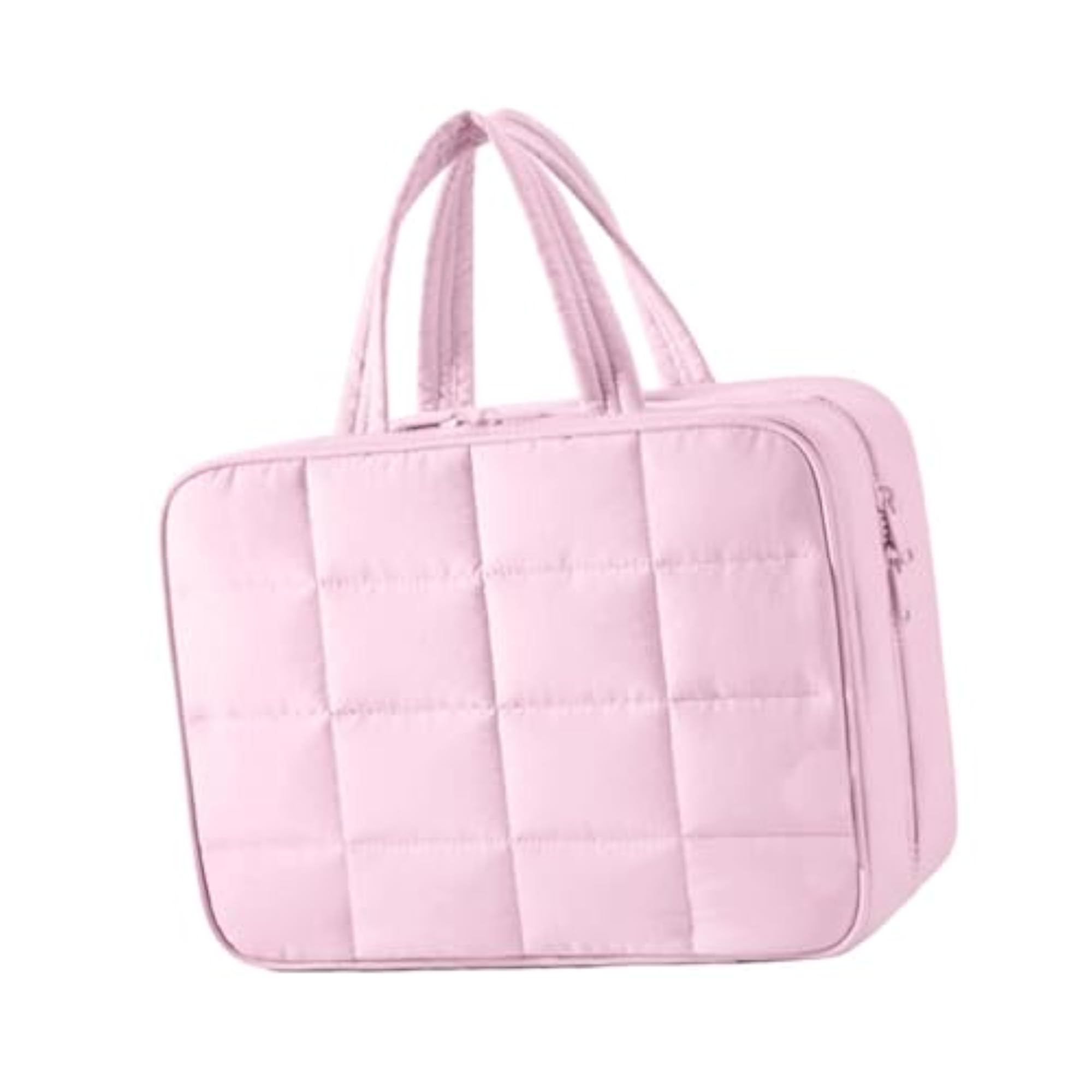 Cosmetic Storage Organizer Bag Handbag Beauty Case Pink L