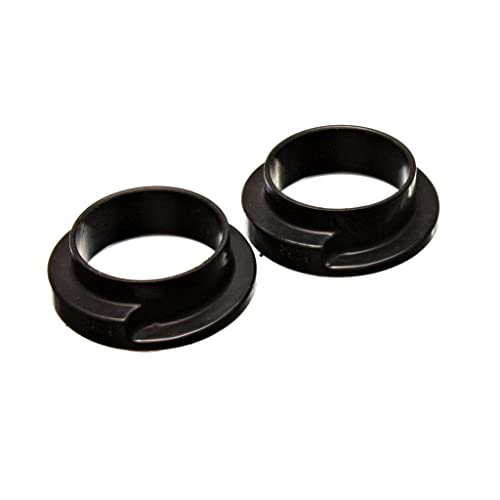Energy Suspension Coil Spring Isolators 2-3/16In I.d. 3In O.d. 1In H Black #TOP3