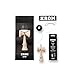 KROM - Kendama Toy POP LOL Black - High Wood Quality - Extra Strong - for Beginner and Pro - Gift Pack : Extra String + Stickers