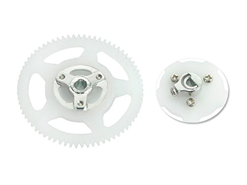 MICROHELI CNC Delrin Main Gear w/Hub Set - Blade Nano CPX/CPS/S2