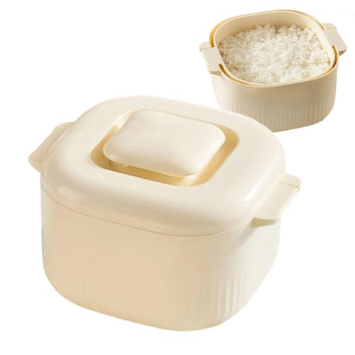 Cocedor De Arroz Para Horno De Microondas,Recipiente De Cocción De Alimentos 1700ml,Recipiente para la Cocción de Alimentos | para Pasta Fideos Verduras en Cocina Restaurante Hogar y Fiestas con