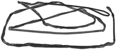 Replacement Archery Bowstring for Traditional Recurve Bows – Available in AMO Lengths from 44″-68″ in 12, 14, 16 Strand – Made from Black Dacron B-55 Material