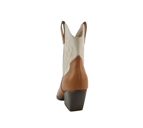 Image of Soda inchBLAZING inch ~ Women Western Bootie Pointe Toe with Low Heel (Wide Fit Available)