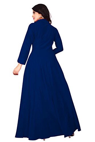 Image of DHRUVI TRENDZ Women's Cotton Regular Fit Kurta