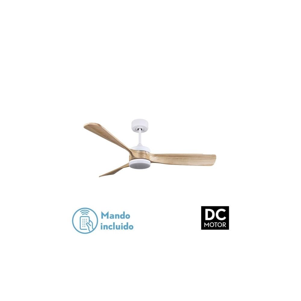 ABRILA ventilateur de plafond Ventilador Dc Oriente 26w blanc 3 Aspas Haya