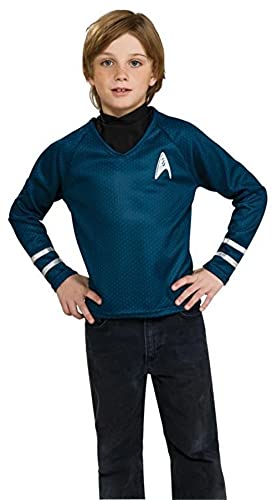 Disfraz Star Trek niño camisa azul Talla M
