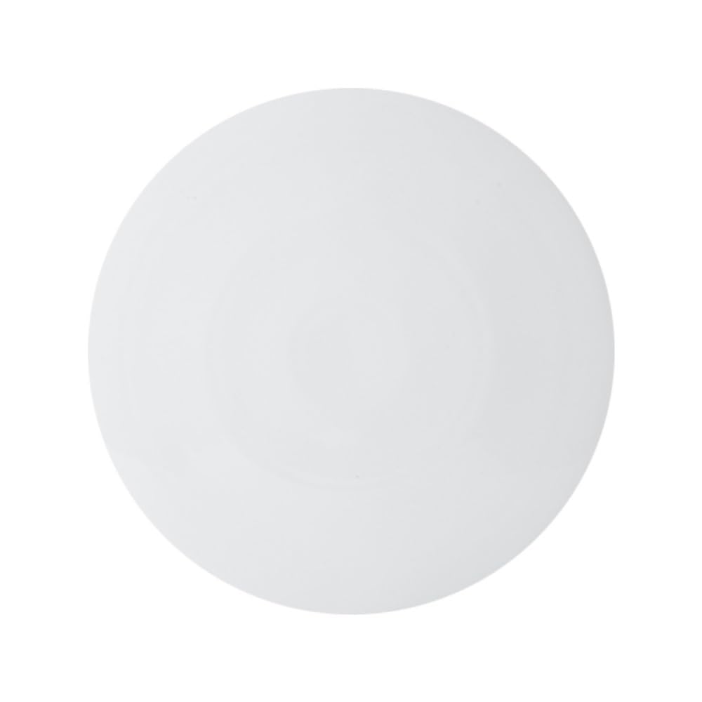 Talerze Obiadowe Biały ceramiczny okrągły talerz obiadowy z sushi i stekiem(22.5cm)