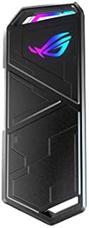 ASUS ROG STRIX Arion Aluminum Alloy M.2 NVMe SSD External Portable Enclosure Case Adapter, USB 3.2 Gen 2 Type-C (10 Gbps), USB-C to C and USB-C to A Cables, Fits PCIe 2280/2260/2242/2230 M Key/B+M Key