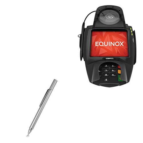 BoxWave Stylus Pen Compatible with Equinox L5300 - FineTouch Capacitive Stylus, Super Precise Stylus Pen for Equinox L5300 - Metallic Silver
