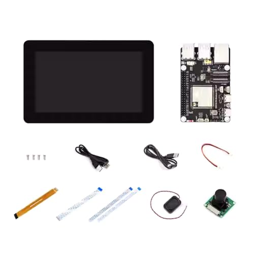 Módulo ESP32-P4 para domótica del hogar con pantalla táctil de 7 pulgadas y PoE