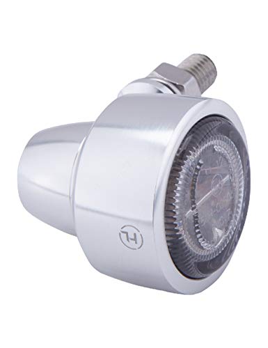 Clignotant LED HIGHSIDER CLASSIC-X1 argent feu de signalisation moto custom - 4