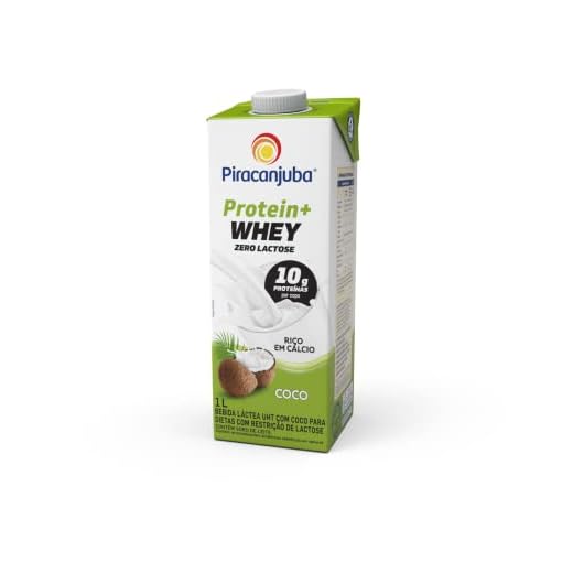 Piracanjuba Protein+ Whey Zero Lactose Sabor Coco 1L