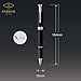 PARKER Sonnet Rollerball Pen, Matte Black Lacquer with Palladium Trim, Fine Point Black Ink (1931523), Matte Black and Chrome
