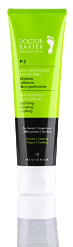 HISTOMER - P-2 ANTI-SECCHEZZA CREMA PIEDI 100 ml - Crema Talloni Screpolati con Tagli - Crema Piedi Secchi Screpolati - Contro Secchezza – Screpolature – Affaticamento – Gonfiori by Doctor Baxter