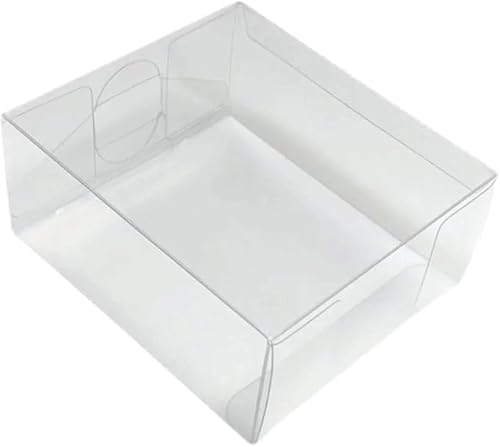 THEFANTASY オリジナル 小物用クリアボックス ギフトボックス クリアケース PVC 透明ケース ラッピング 梱包資材 ハンドメイド資材12x12x5cm 折り畳みボックス 3個セット fcli012