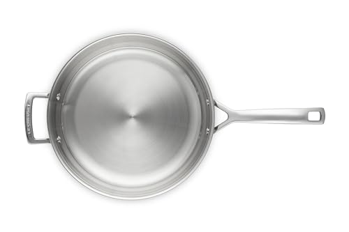 Image of Le Creuset Stainless Steel Classic 3-Ply Fry Pan, 11 inch