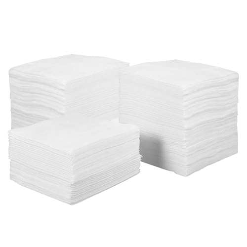 Disques Démaquillants Non Tissés 400 Pièces Lingettes Usage Humide Sec