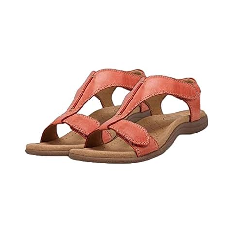 DAOKE Dotmalls Womens Comfy Orthotic Sandals, Womens Arch Support Flat Sandals, Summer Casual Beach Slip on Shoes Cover