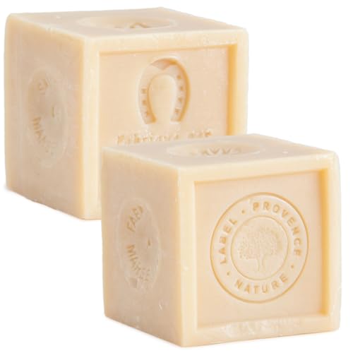 Label Provence Nature Savon De Marseille - Biodegradable French Soap Cube Made with 72% Pure Organic Vegetable Oil - Nourishing - Hands Body Laundry and Household Washing - 10.6oz Cube - Set of 2 image 5