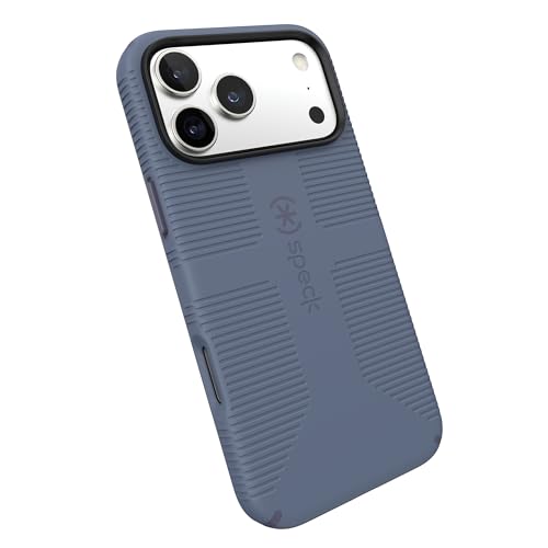 Image of Speck CANDYSHELL Grip +MS Case for iPhone 17 Pro Max - Mystery Blue /Faded Denim | Slim Protective Grip | Drop Protection | MagSafe Compatible