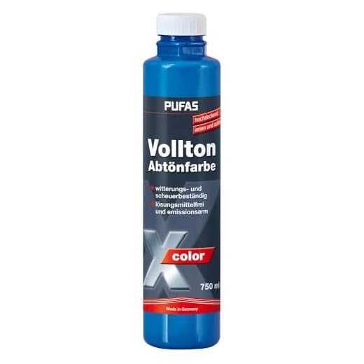 Decotric Decolor Abtönfarbe Schwarz, 750ml, 4007955904014 4 PUFAS Vollton- und Abtönfarben maigrün 0,75 Liter