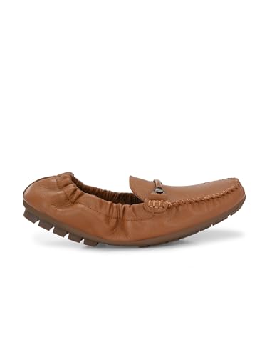 Image of egoss Lady Boss X Premium Genuine Leather Loafer Casual Shoes for Women-LG-5