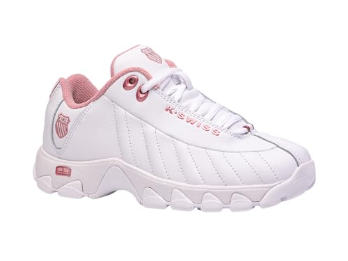 Image of K-Swiss Women's ST329 CMF Sneaker, Wide Tennis Walking Leather Shoes