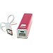 Lote de 20 Power Bank Aluminio 2200 mAh con Cable Incluido en...