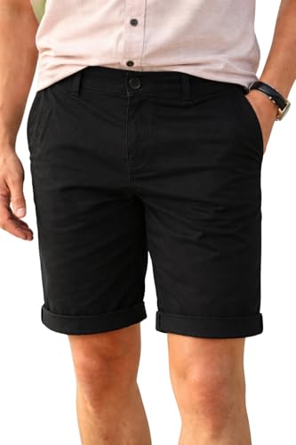 Image of Louis Philippe Men's Slim fit Solid & Cotton Stretch Everyday Shorts | Stylish and Flattering Silhouette