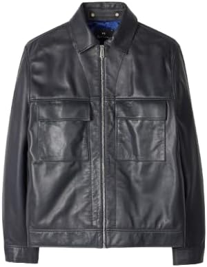 Paul Smith Men's Mens Leather Overshirt