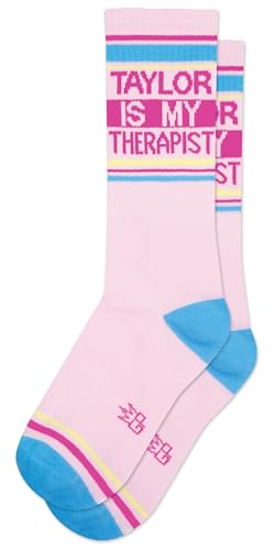 Taylor Is My Therapist Socks By Gumball Poodle. Made in USA!