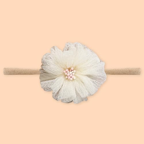 Image of POLKA TOTS Baby Hairbands for Kids Girl | Cute Stretchable Hair Bands for Baby Girls | Kids Hair Accessories | Elastic Infant Hairband | Toddler Hair Clips (Pack of 5)