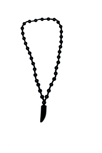 Buy Afwan Crystal Black Beads Necklace 