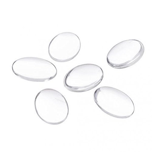 Tokou - Piedras de Cristal ovaladas de cabujón de Cristal Cover