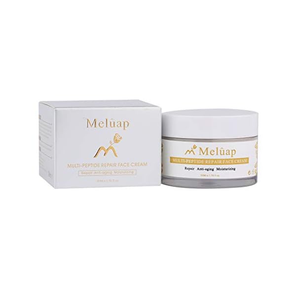 Meluap-Anti-Aging-Cream-Multi-Peptide-Repair-Face-Cream-Vitamin-E-Hyaluronic-Acid-Repair-Cream-Cream-for-women-17-Ounce-50ml Meluap Anti-Aging Cream, Multi-Peptide Repair Face Cream, Vitamin E Hyaluronic Acid Repair Cream, Cream for women, 1.7 Ounce 50ml
