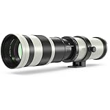 420-800mm F/8.3 Telephoto Lens - Manual Zoom Lenses for Nikon F Mount DSLR Cameras D850 D810 D800 D610 D750 D500 D7200 D7500 D7100 D5600 D5300 D600 D3500 D3400 D3300 D3200 D5200 D5100 D5000 D7000 D700
