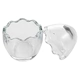 SEWACC Glas Puddingbecher und Joghurtbecher in Eierschalenform Kleiner...