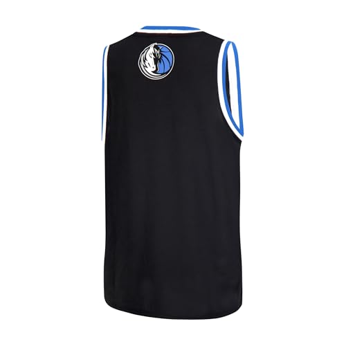 Image of Ultra Game Men's NBA Official Super Soft Sleeveless Tank Top Muscle T-Shirt - Black